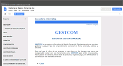 Desktop Screenshot of gestcom.gargano.com.uy